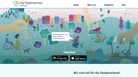 Neue Nachhaltigkeits-App: Stadtmacherei Salzburg