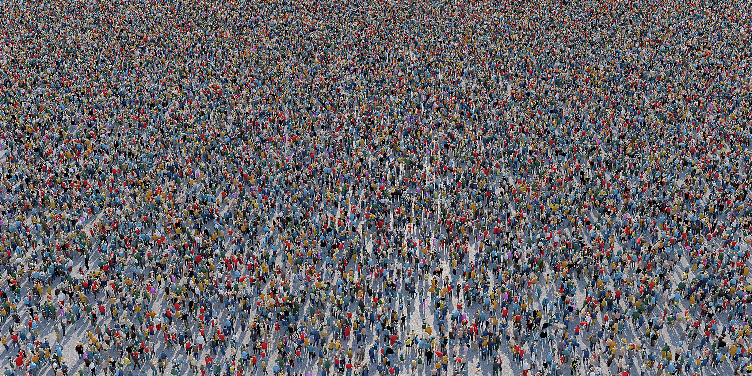 30000 Menschen auf einem Platz Copyright Mathias Weil - stock.adobe.com