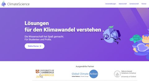 Klimabildung leicht gemacht mit ClimateScience