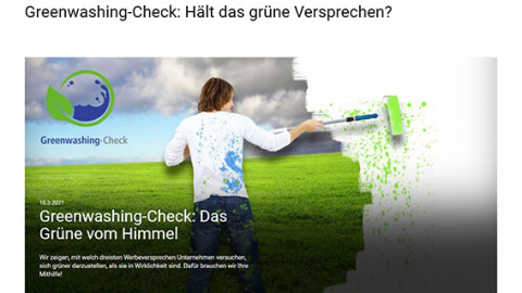 Verein für Konsumenteninformation startet Greenwashing-Check